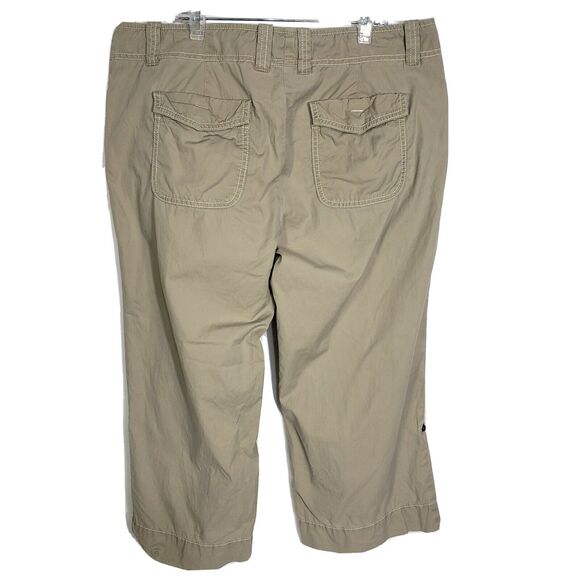 J.Crew Women's Cropped Pants Sz 10 Broken In Chino Weathered Classic Twill Draws - Picture 3 of 9